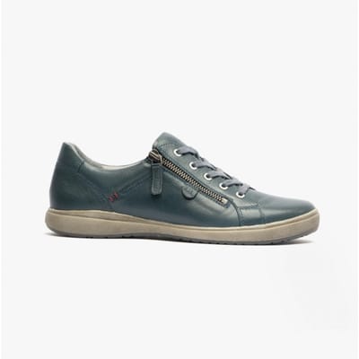 CAREN 12 Dames Leren Sneakers Ocean