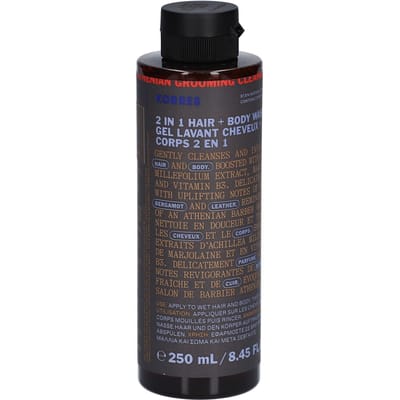 Korres Athenian Grooming 2-in-1 shampoo & douchegel Douchegel Heren 250 ml