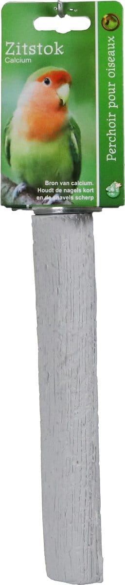 De Boon Zitstok Calcium Wit + Schroefdraad 22CM