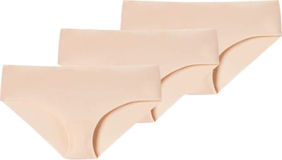 Schiesser Dames slip / onderbroek 3 pack Invisible Light
