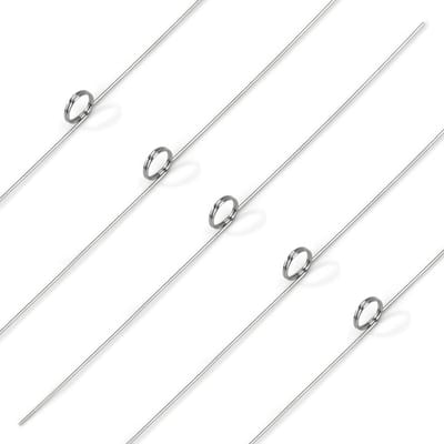 Torsieveer Roestvrij Staal - Draaiveer Precisie - Mechanische Toepassingen - Hoge Elasticiteit Corrosiebestendig - 0.2x2x20 mm - Zilver