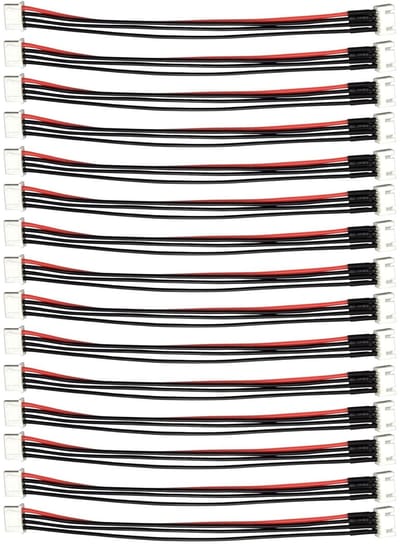 15 Stuks JST-XH 3S Verlengkabel 20 cm 22AWG - Ideaal voor Accu's, Drone en Modelbouw