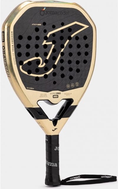 Joma Hyper Pro Hrd Padelracket - Zwart / Goud | Maat: UNI