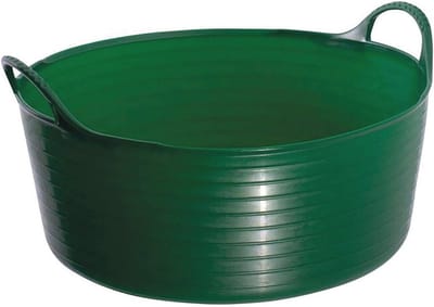 15 Liter Flexibele Opbergmand - Groen - Ideaal voor Tuin en Huishouding