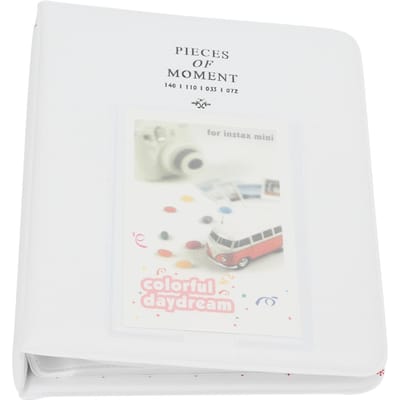 64 Vakken 3in Mini Fotoalbum Instant Foto Opbergkoffer voor Polaroid Mini Camera 11 9 8 white