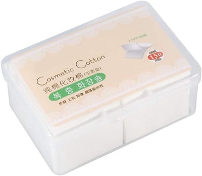 Allecto - Katoenen pads - Make-up remover - Hypoallergeen - 150 Stuks - Pluisvrij - Cosmetische wattenschijfjes - Geschikt voor alle huidtypes