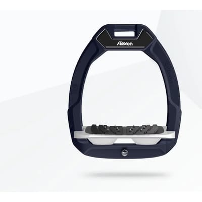 Verstelbare veiligheidsbeugels voor paardrijden Ultra Grip Aluminium/Grijs/Wit Flex-On Safe-On