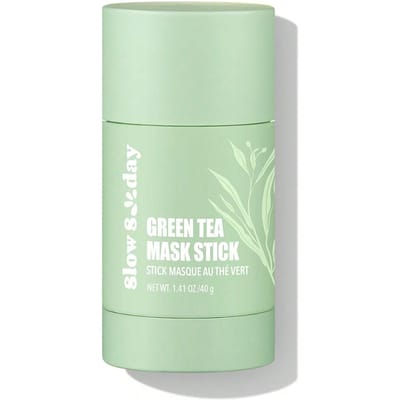 SlowSunday Groene Thee Masker Stick, met groene thee extract, kaolien en andere plantenextracten, reinigt diep, verkleint poriën, balanceert olie, lichtgewicht en draagbaar, gemakkelijk te gebruiken stick applicator, Koreaanse huidverzorging, geschikt voor zomer en herfst, terug naar school