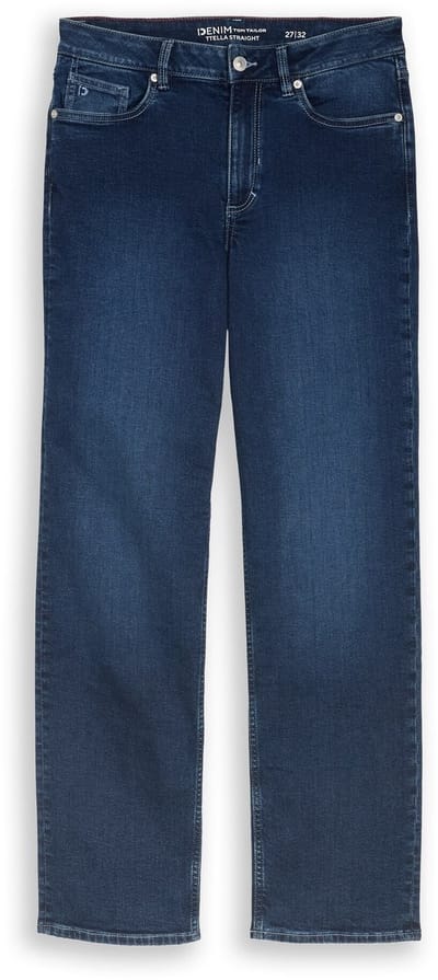 Tom Tailor Denim - TTELLA STRAIGHT jeans - Maat 28/32 - Used Dark Stone Blue Denim