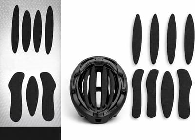 Fietshelm Kussen - Helm Pad - Comfortabel Fietsen - Neopreen Schokabsorptie - Universele Pasvorm - Zwart