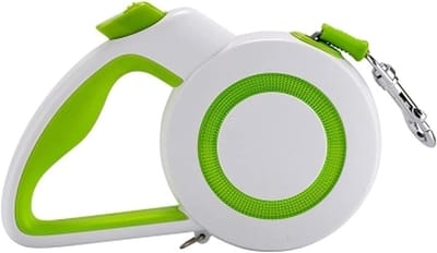 Oprolbare Hondenriem - Automatische Riem - Veilig Wandelen - Antiknoop Ontwerp - 5 Meter - Wit