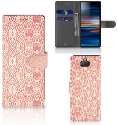 Sony Xperia 10 Telefoon Hoesje Pattern Orange