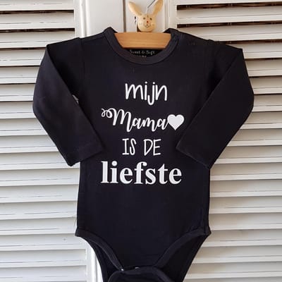 romper baby tekst mijn mama is de liefste eerste moederdag