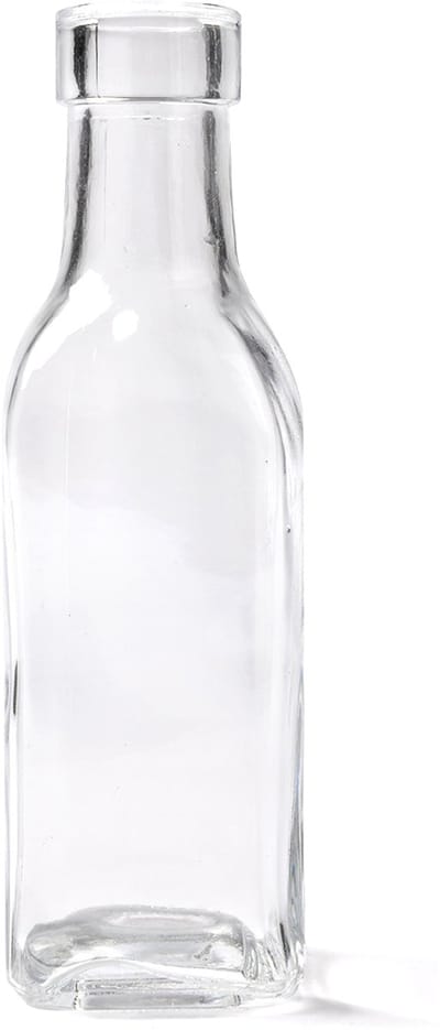 ARTYFETES - Rechthoekige glazen fles