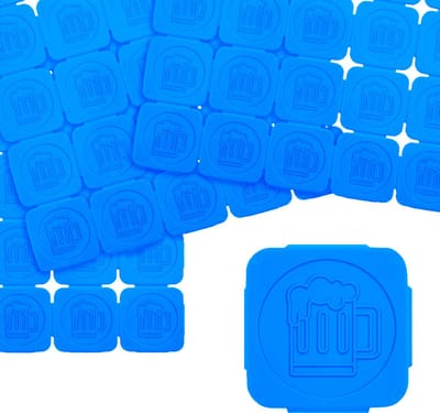 CombiCraft fluorescerende breekmunten bierpul fluor blauw - per 1000 munten