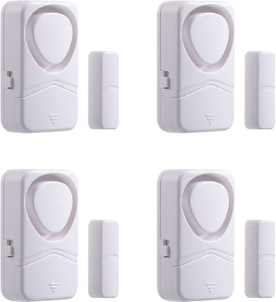 Draadloze Deuralarm Set (4 stuks) - Magnetische Sensor voor Huis, Garage, RV - 4 Modi