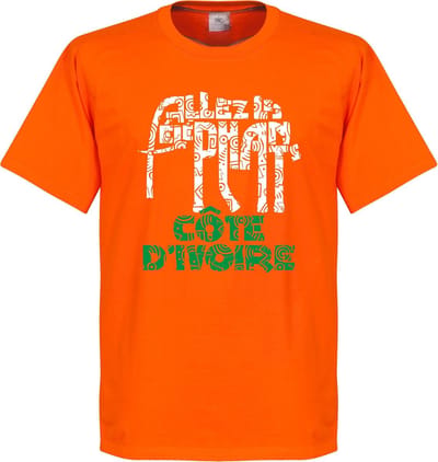 Ivoorkust Allez Les Elephants T-Shirt - M