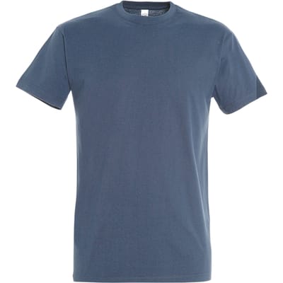 SOLS Heren Keizerlijke Zwaargewicht T-Shirt met korte mouwen (Denim)