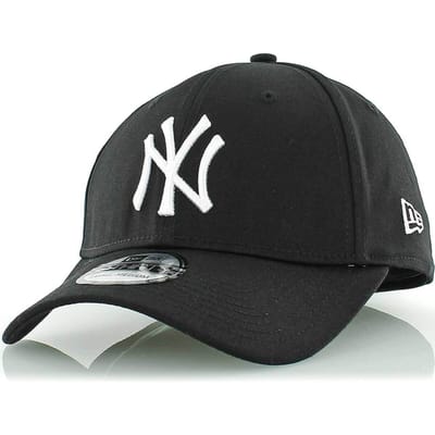 New Era MLB New York Yankees Cap - 39THIRTY - M/L - Black/White
