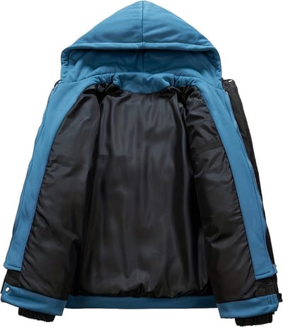 Livano Winterjas - Parka Heren Winterjas - Winter - Volwassen - Gewatteerde Jas Dames - Koffie - Maat L
