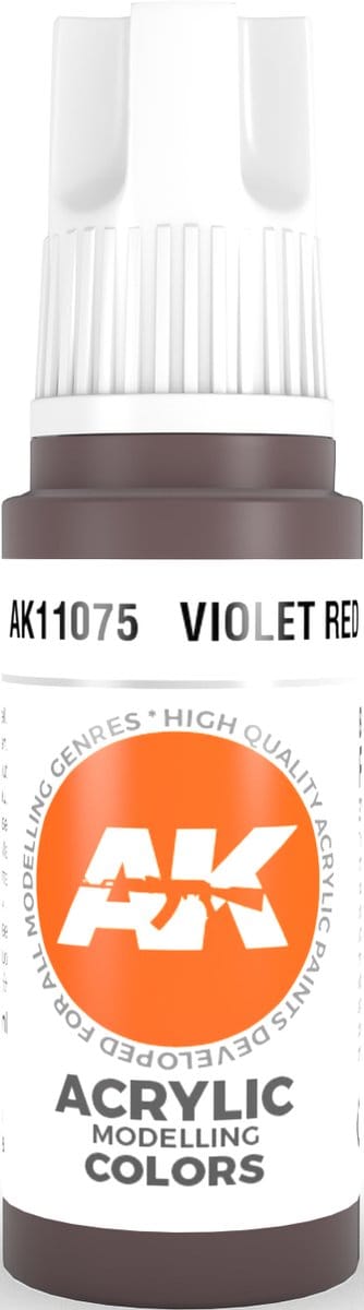 Violet Red Acrylic Modelling Color - 17ml - AK-11075
