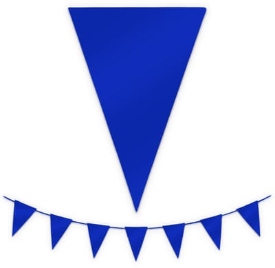 BTH - Slingers - Blauw - Slingers Verjaardag - Vlaggenlijn - Verjaardag Versiering - Verjaardag - Vlaggetjes - Decoratie