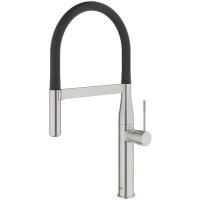 GROHE Essence Keukenmengkraan - draaibare uitloop - 2 straalopties - supersteel (RVS look) - 30294DC0