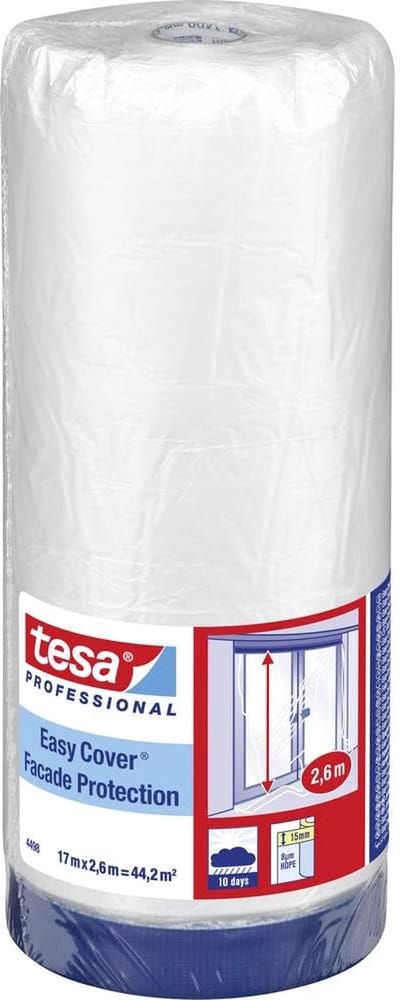 tesa 04498-00002-00 Afdekfolie tesa Easy Cover Transparant (l x b) 17 m x 2.6 m 1 stuk(s)
