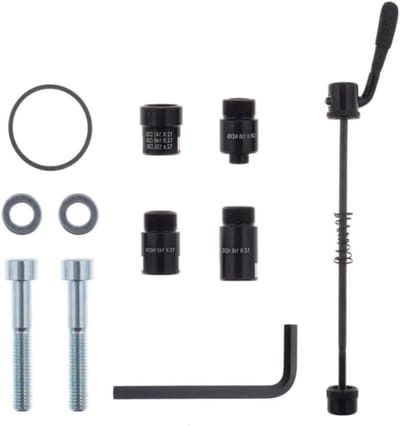 Montageset Fiets Trainer - Onderhoud Set - Thuis Trainen - Universele Compatibiliteit - 135 mm Assen - Zwart