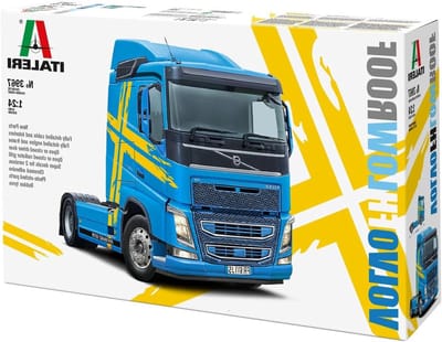 Volvo FH Vrachtwagen - Modelbouw Kit - Hobby Bouwen - Gedetailleerd Motor Chassis - 246 mm Lengte - Gekleurd Plastic