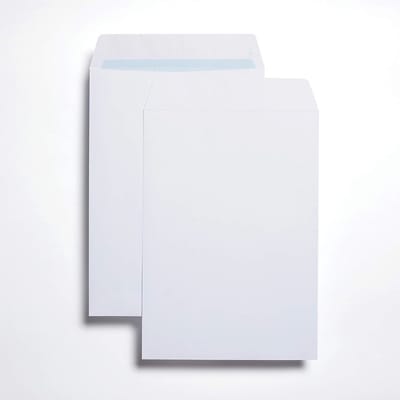 Peel & Seal A4 C4 Witte Enveloppen voor Verzenden en E-commerce - Eco-vriendelijk (250 stuks)