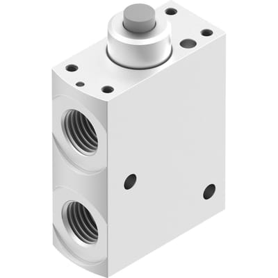 Festo 3/2 NC Monostabiele Stang Geactiveerde Klep G1/4 870L/Min -0.95 - 10Bar/-14 - 145Psi - 8031300