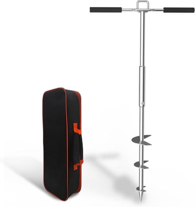 Boot Zandanker - Watersport Anker - Boot Veilig Vastzetten - Drievoudige Vijzel - 34 inch - Zilver