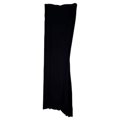 Rick Owens rechte maxi-rok in zwarte viscose
