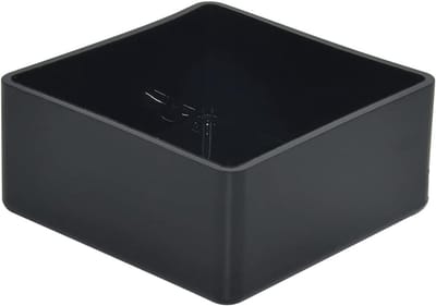 Zwarte PVC Stoelpoot Beschermers voor Houten Vloeren, Meubelpoot Covers, 4 Stuks, 80 x 80 mm, Vloerbescherming en Krassenpreventie