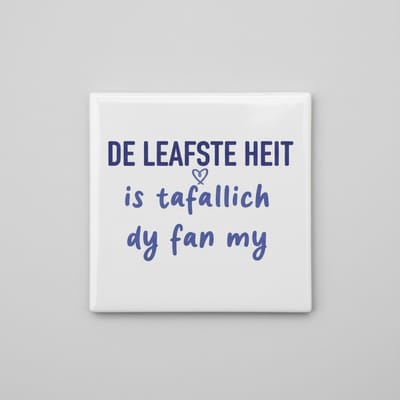Jij Bent Eigenlijk de Liefste Tekst Tegel – Afrikaanse Liefde Quote Woondecoratie – Keramische Tegel 15 x 15 cm