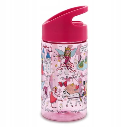 Tyrrell Katz Tritan drinkfles / bidon met rietje - Prinsessen - 400 ml