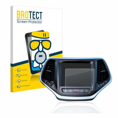 BROTECT - Screenprotector voor Jeep Cherokee BJ 2014-2018 (Uconnect 8.4") - Folie Beschermfolie Beschermglas matte