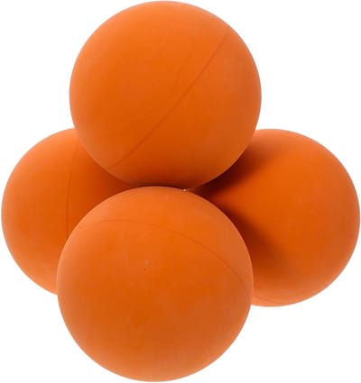 Trainingsballen Set - Reactie ballen - Sport Vaardigheden Verbeteren - Hoge Stuiter Rubber - 4 Stuks - Rood