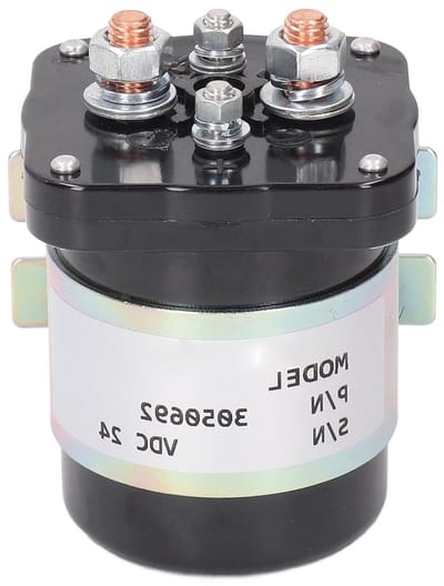 200A 24V DC relais met messing spoel en ABS behuizing voor industriële besturing en automotive elektronica
