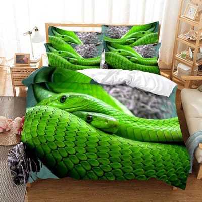 Dekbedovertrekset 3d Beddengoed Digitaal Print Bedlinnen Queen Size Beddengoedset Modeontwerp EU single(135x200cm)