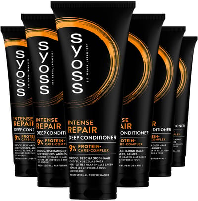 Syoss Repair - Conditioner - Prachtig en Gezond Haar - Versterkt Het Haar - Zacht en Makkelijk Doorkambaar - Droog en Baschadigd Haar - Voordeelverpakking - 6x250 ml