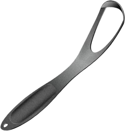 Tongreiniger Roestvrij Staal - Mondhygiëne Hulpmiddel - Frisse Adem - Waaiervormig Ontwerp - 145 cm - Zilver