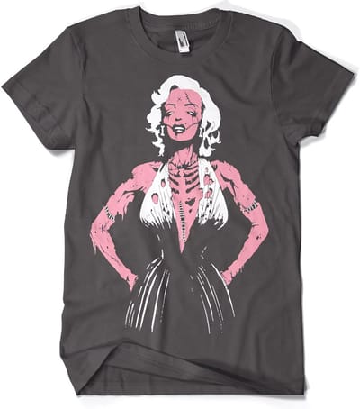 Marilyn Monroe Zombie-T-shirt SH-1-15638-H38-1