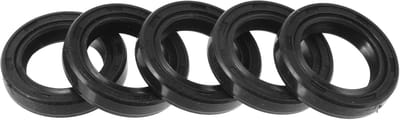 Dubbele Lip Olieafdichting 17x25x5mm met Roterende Veerstalen Afdichtingsring - Rubber NBR voor Hoge Druk - Set van 5 Stuks voor Diverse Toepassingen