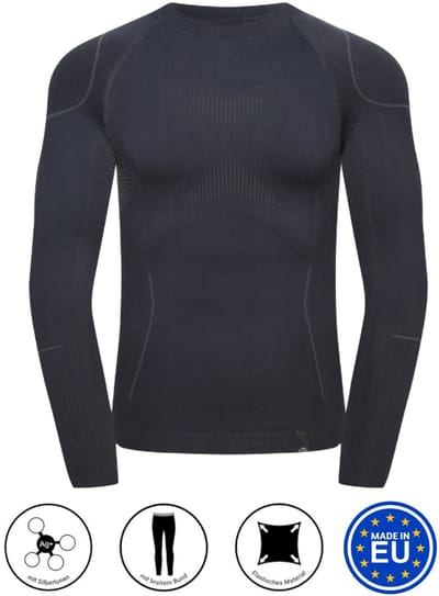 Fjord Nansen Riffe maat M-L - thermisch ondergoed met zilverionenvoor alle activiteiten - heren thermoshirt - kleding - sport - winter