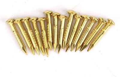 100 Stuks Messing Spijkers in Diverse Maten voor Houten DIY Projecten en Decoratieaccessoires