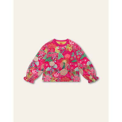 Oilily Hoossel Sweater- maat116/6yr Bright Rose