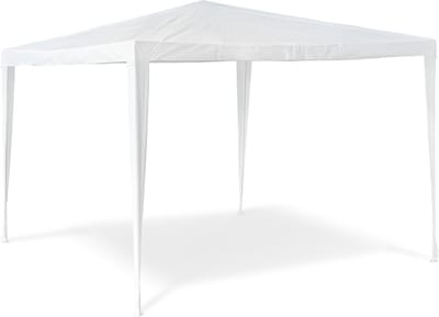 paviljoen - 3x3 m - kunststof - wit