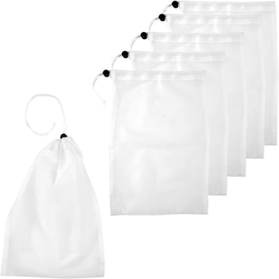 Vervangende Zwembadstofzuigerzakken - 6 Stuks 21x31cm, Fijn Gaas voor Zwembaden, Vijvers en Aquariums